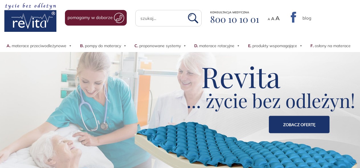 Revita.pl – terapia odleżyn